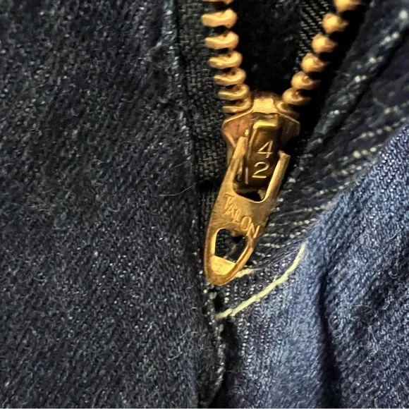 Vintage Collections 80s High Rise Straight Leg Blue Jeans Size 31 - Picture 4 of 5